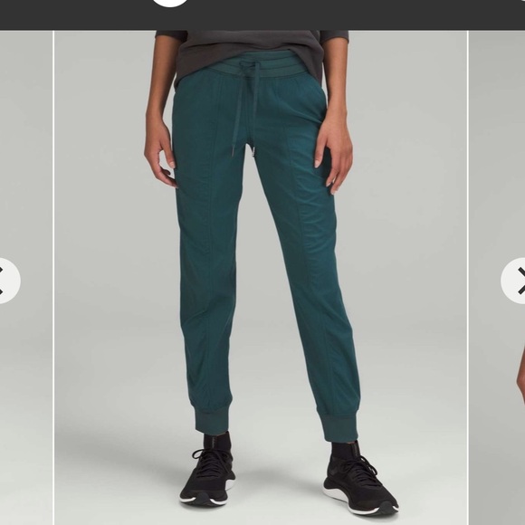 Lululemon Dance Studio Mid Rise Jogger Full Length Green Jasper Sz. 4 - Picture 2 of 6